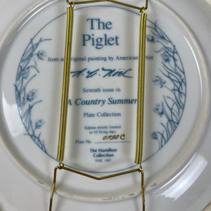 Hamilton Collection “The Piglet” Collectible Plate