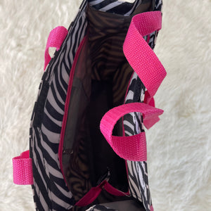 Zebra Print Bag with Change Purse