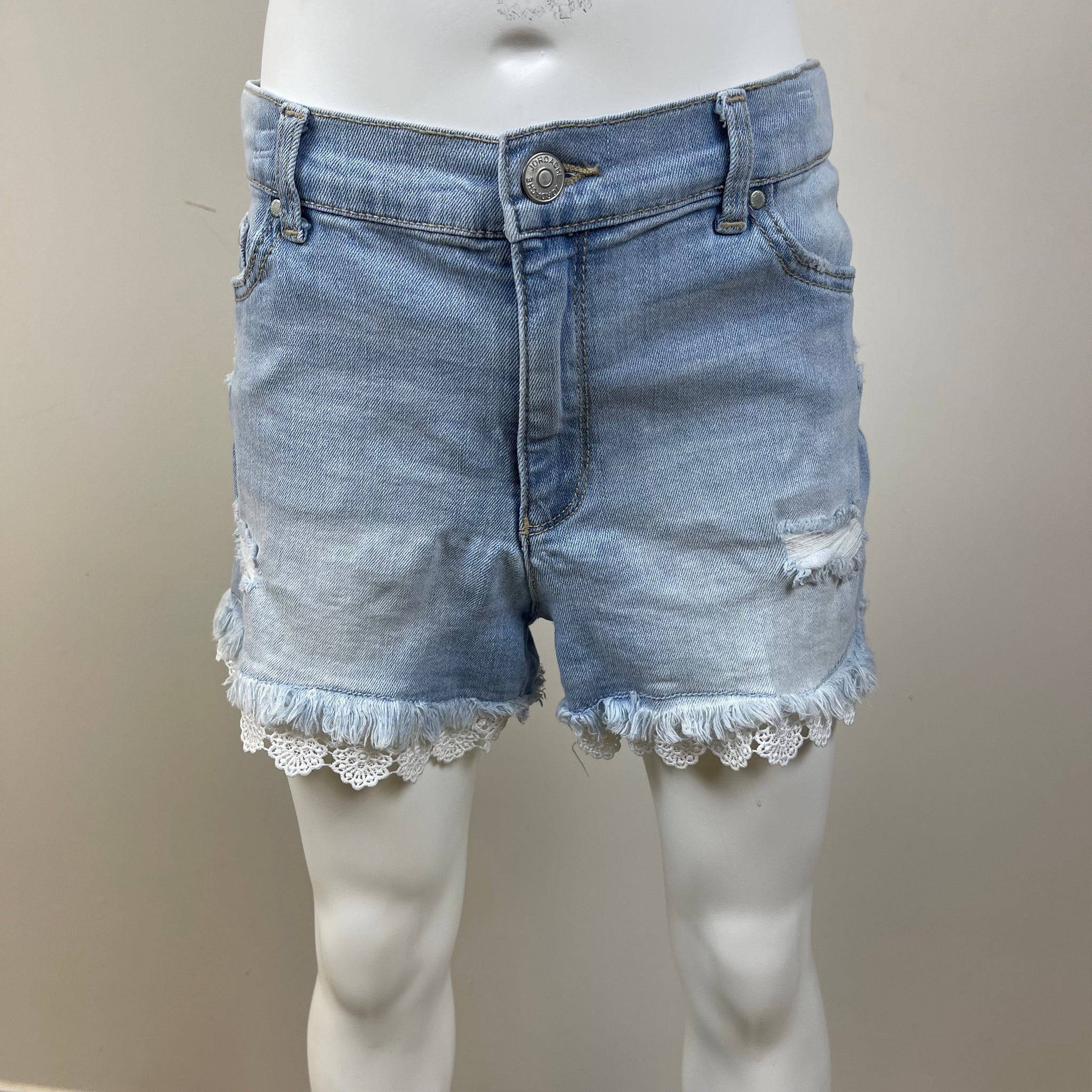 Jordache Girls Distressed Denim Shorts