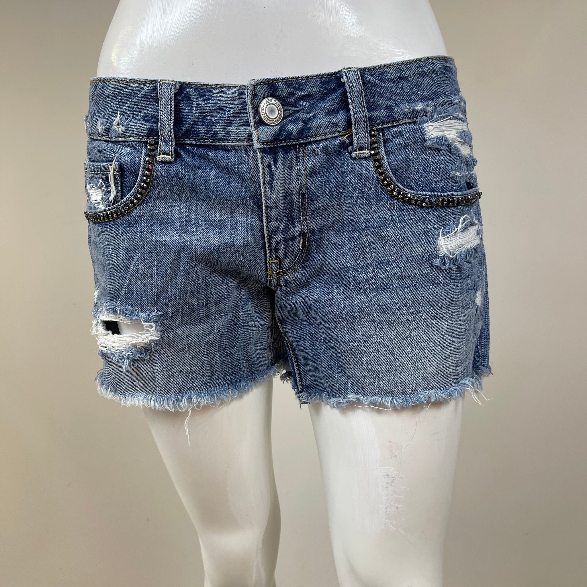 American Eagle Distressed Women’s Jean Shorts