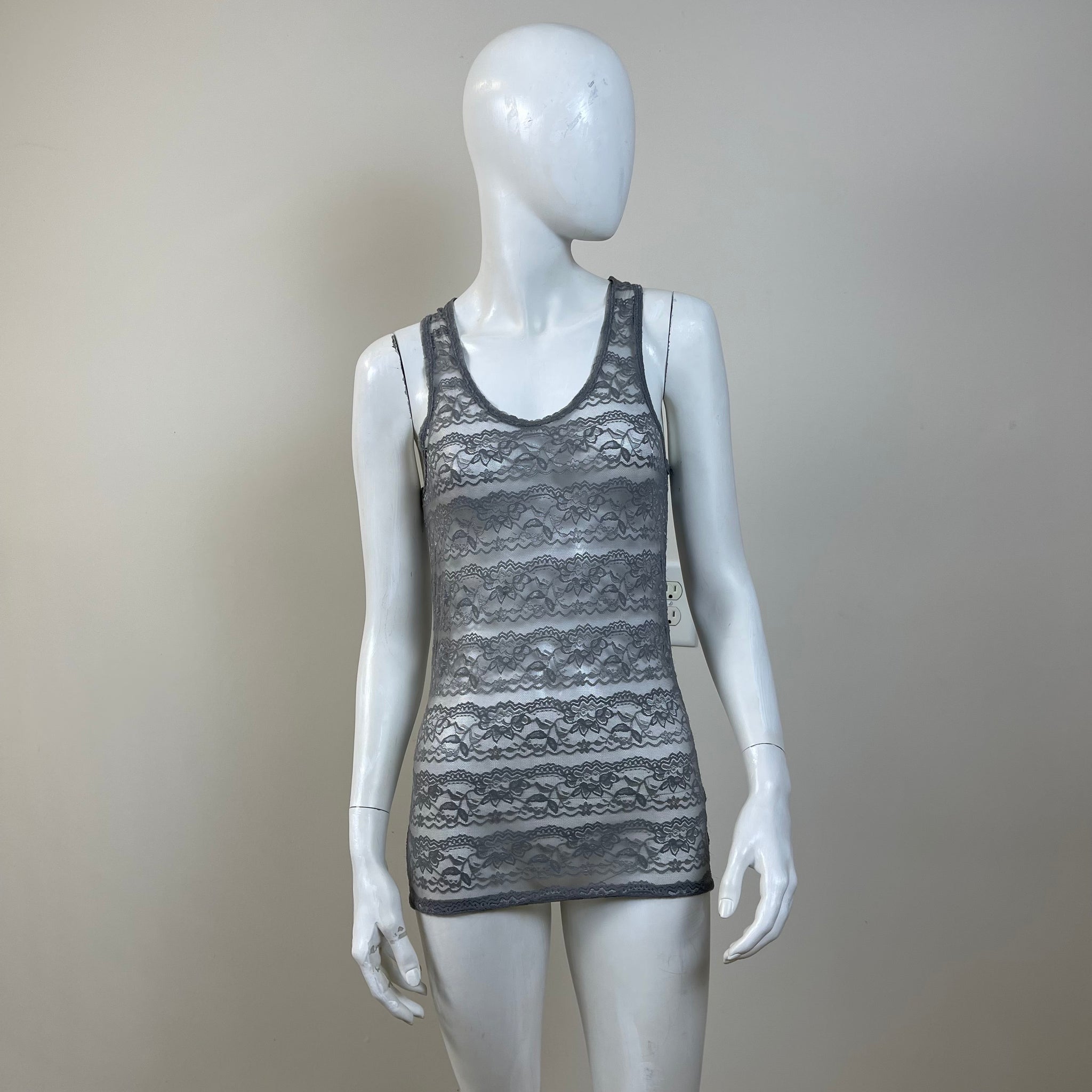 Women’s Gray Lace Camisole