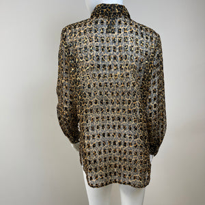 Notations Women’s Cheetah Print Blouse