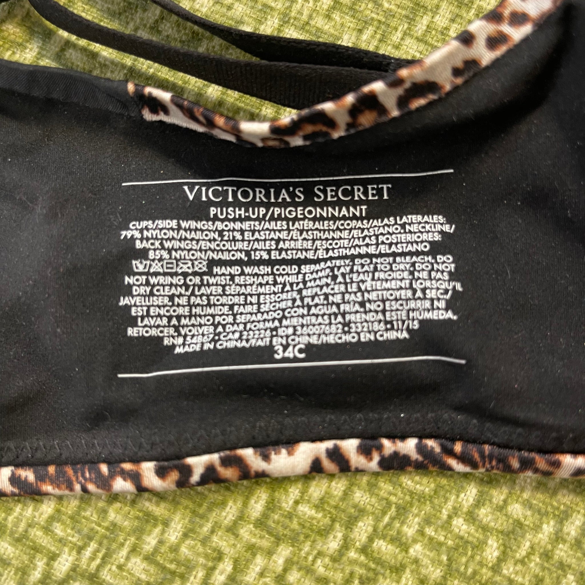 Victoria’s Secret Bra (34c)