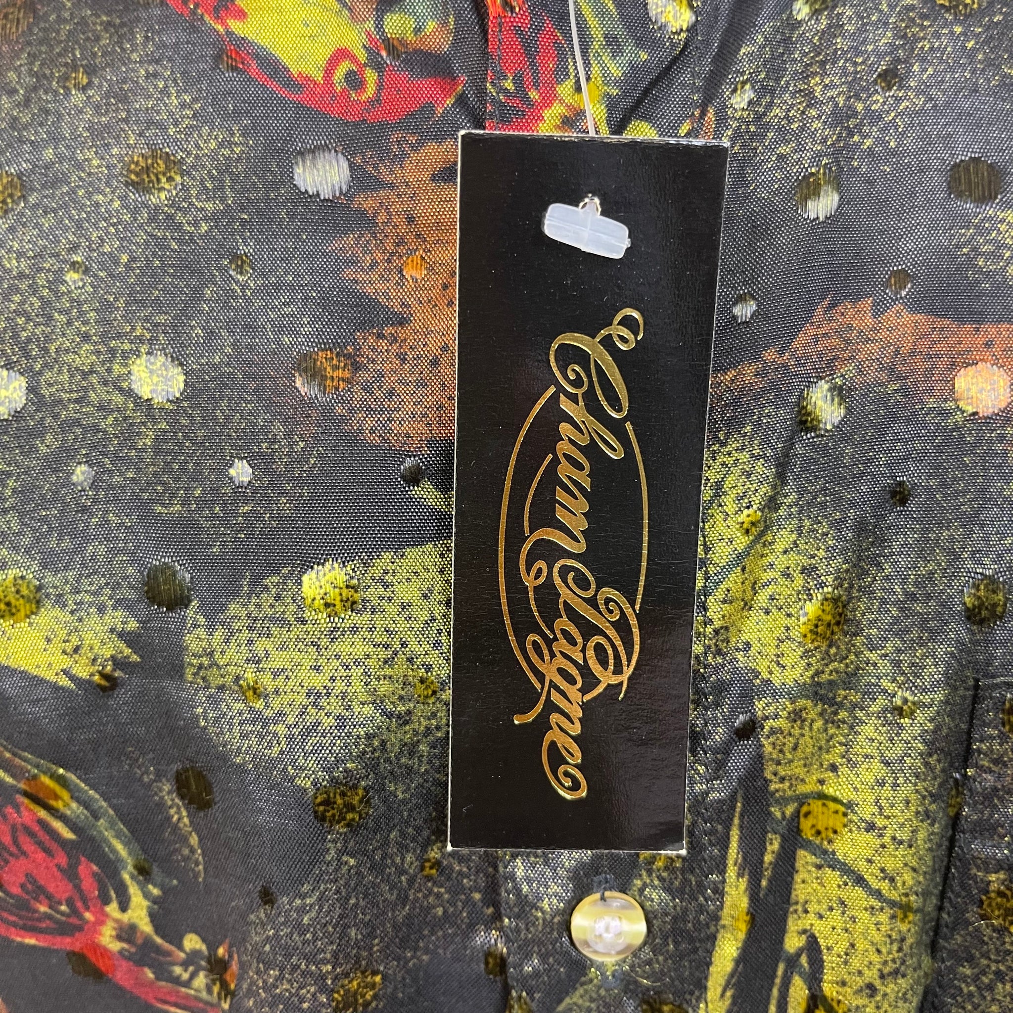 Vintage Cham Lagne Men’s Thai Silk Shirt