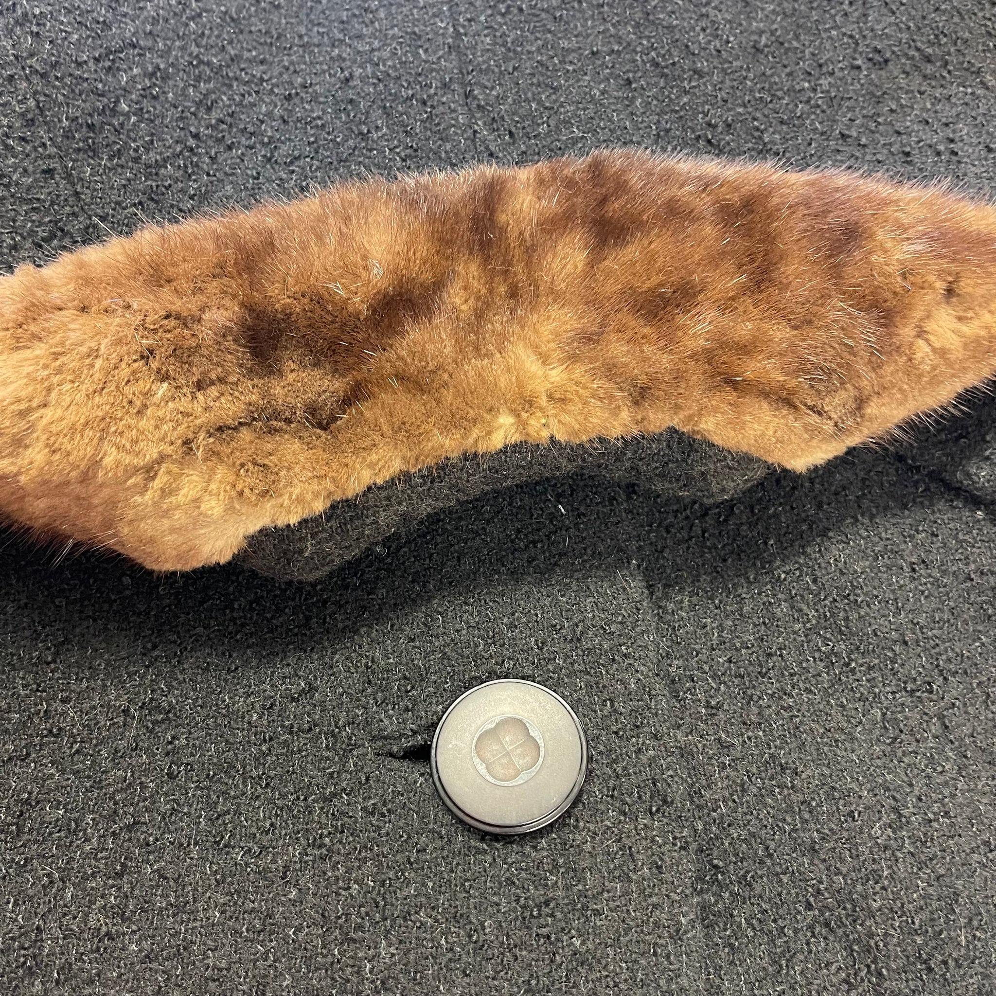 Vintage Lady Gambrell ILGWU Wool Coat with Mink Fur Collar
