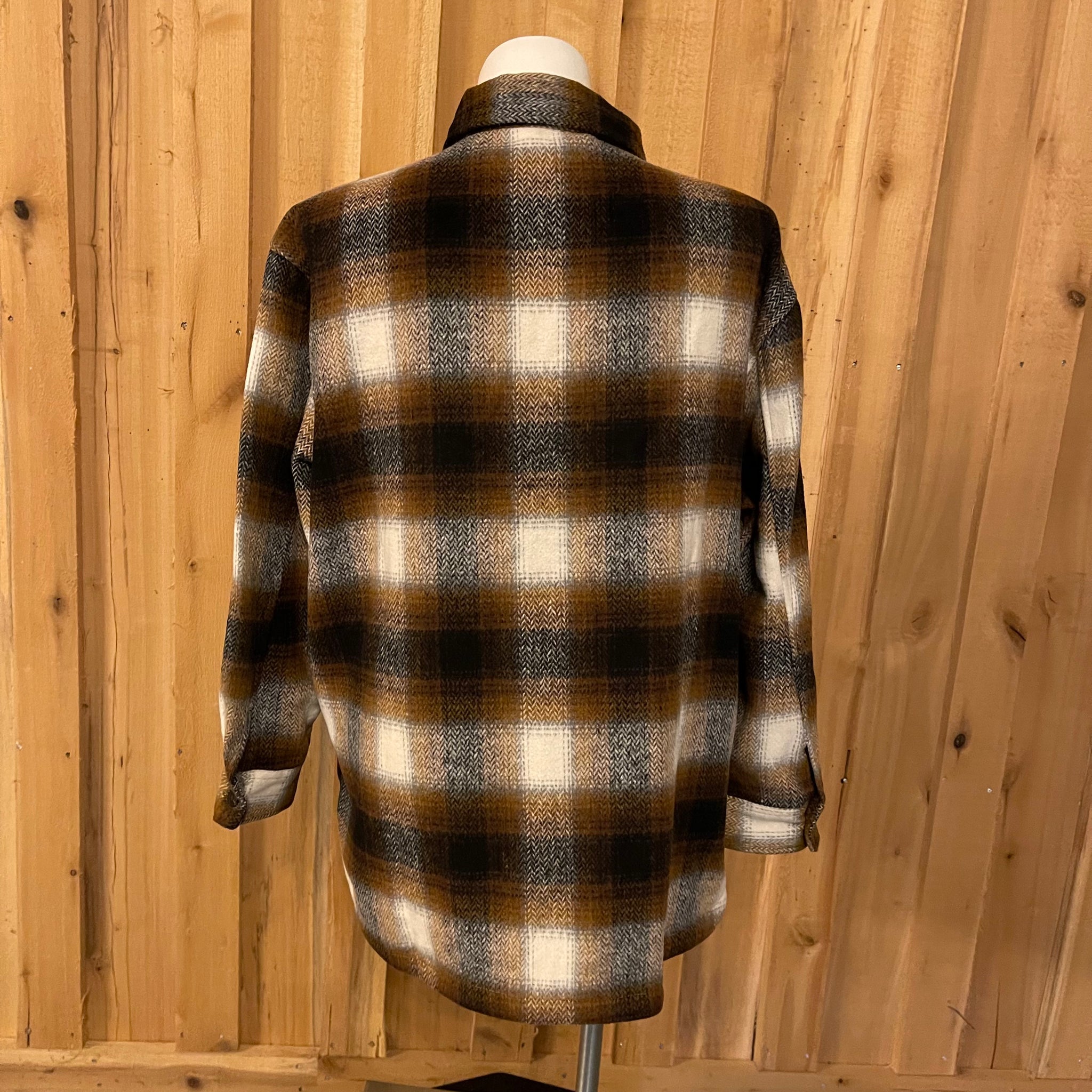 Members Mark Plaid Shacket (Size XL)