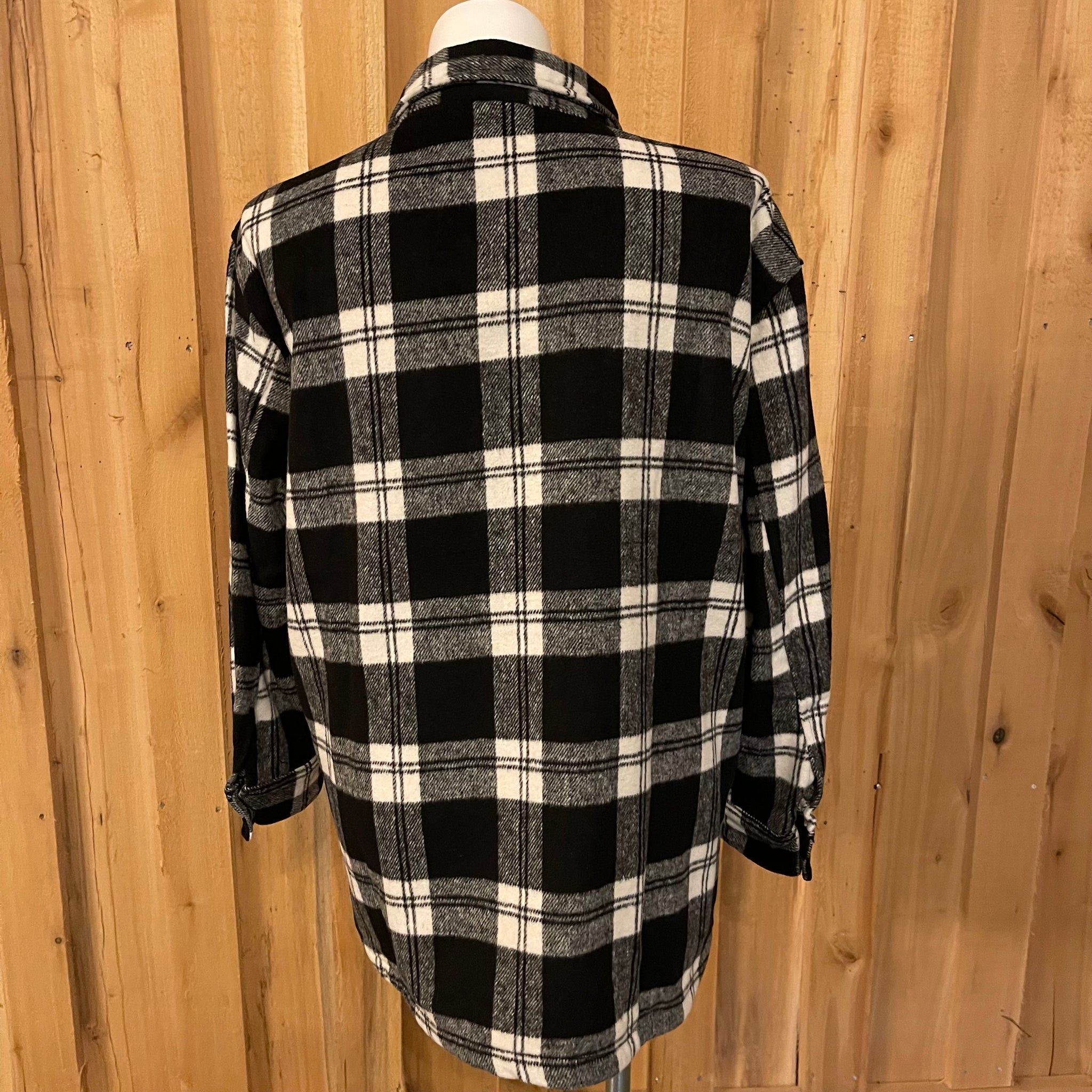 Members Mark Plaid Shacket (Size XL)