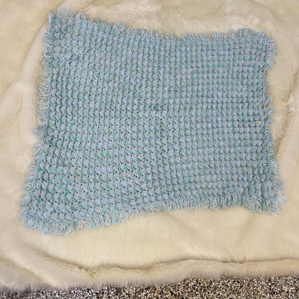 Beautiful Crocheted baby Blanket/Lap Throw