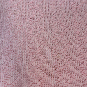 Beautiful Hand Knitted Baby Blanket/Lap Throw