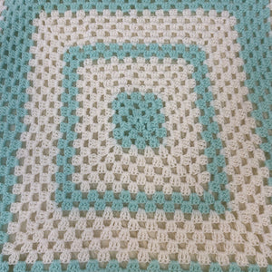 Beautiful Crocheted Baby Blanket/Lap Throw