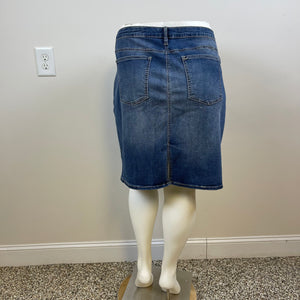 Westport Plus Size Denim Skirt