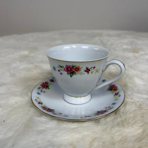 Vintage C. Art HK Teacup & Saucer