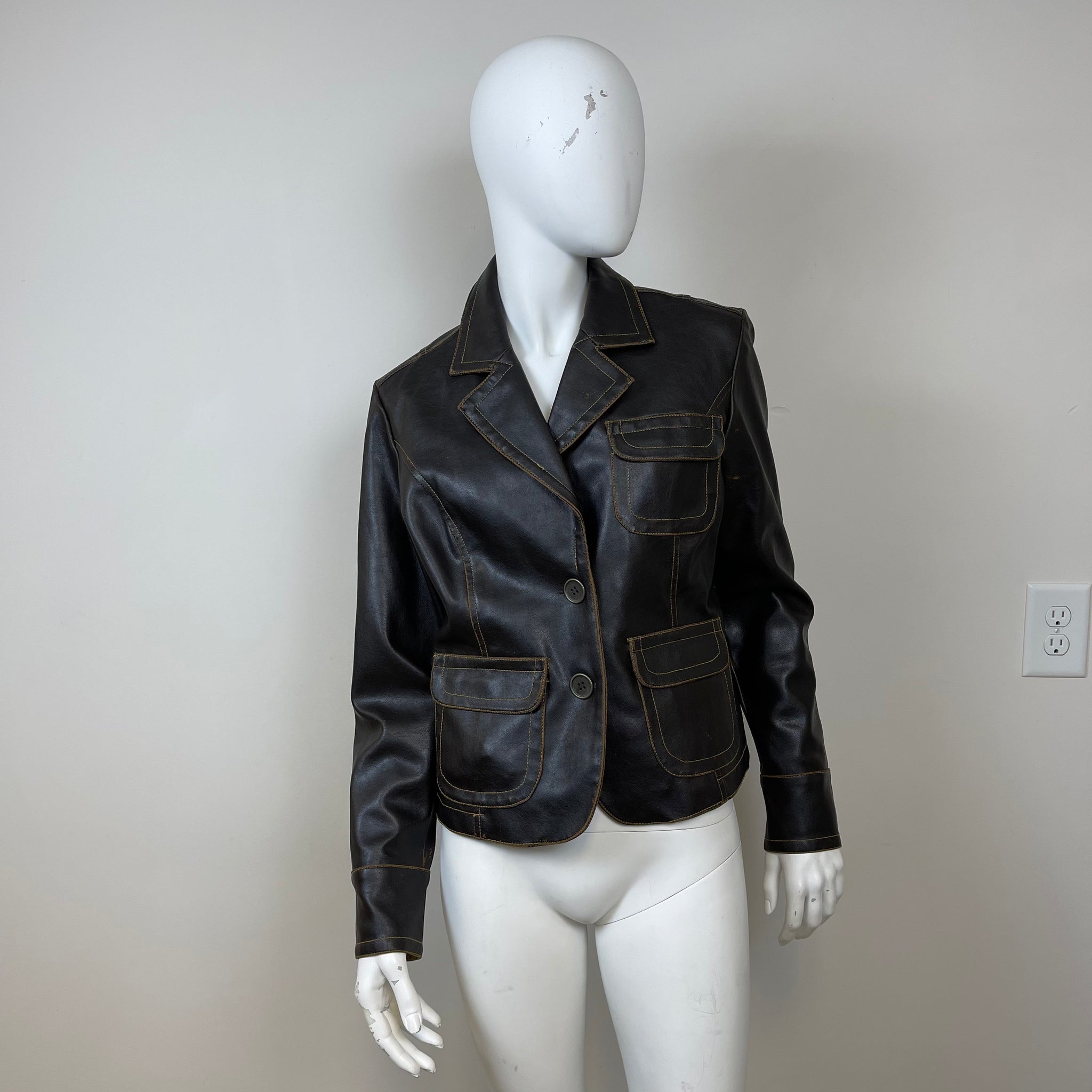 Cato Faux Leather Jacket