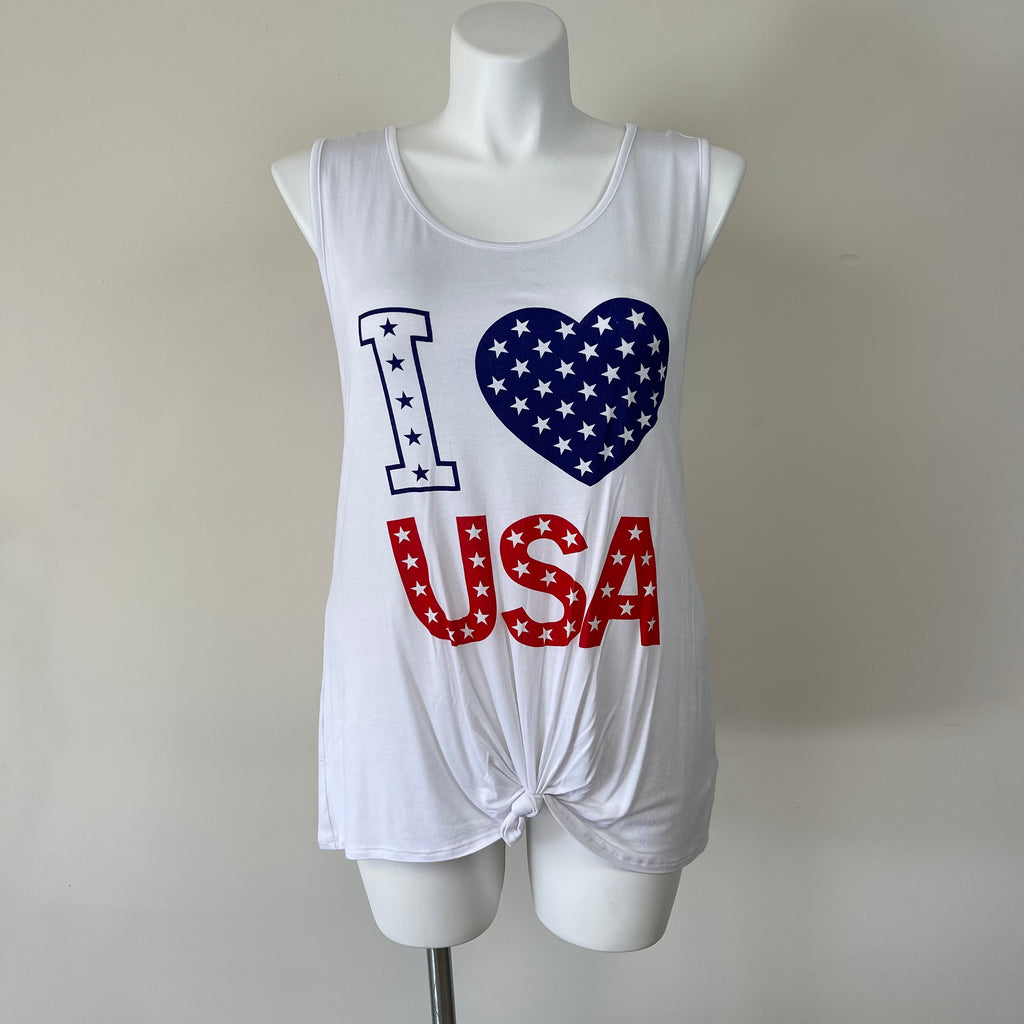 Free Kisses Plus Size Graphic Tank Top