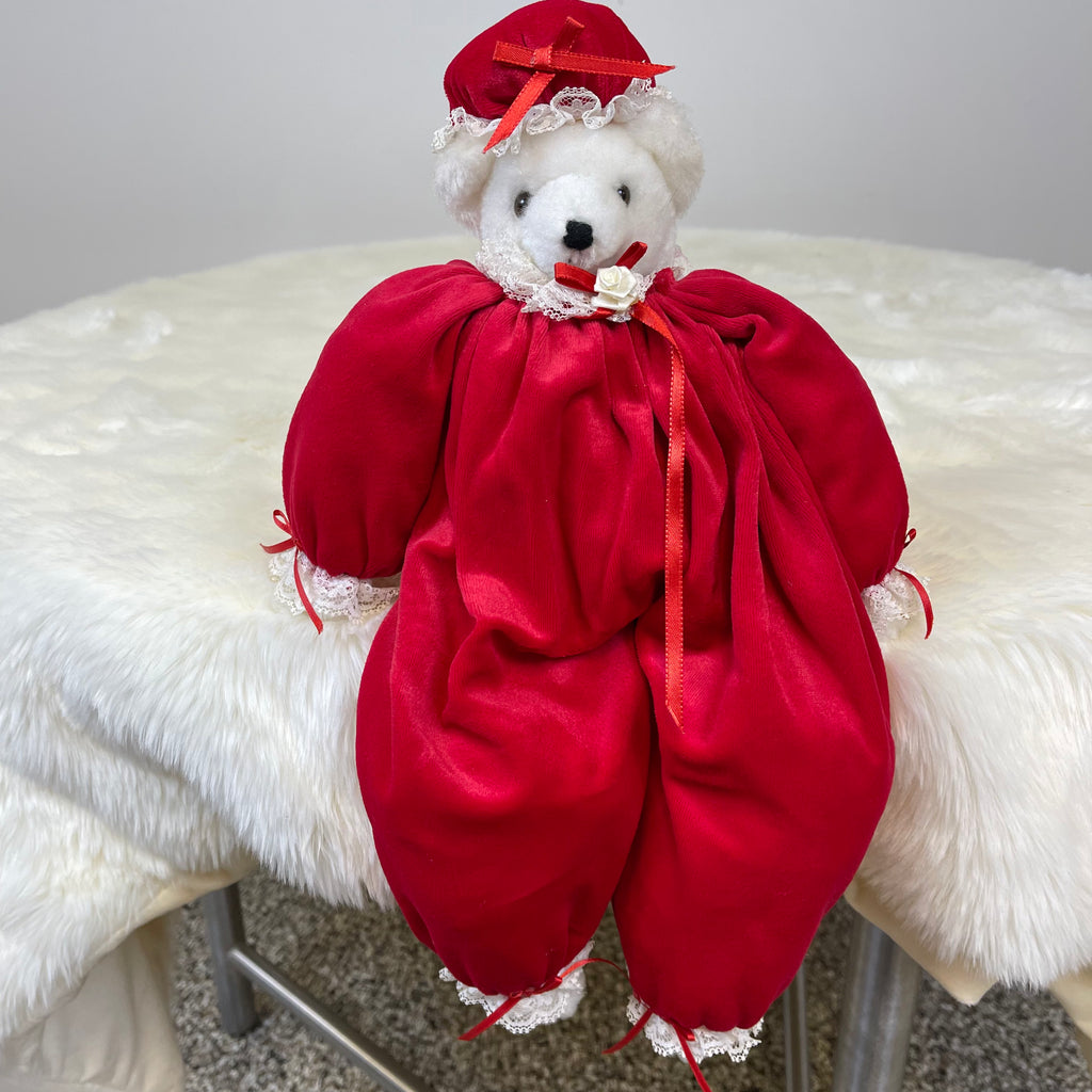 Vintage Handmade Christmas Bear