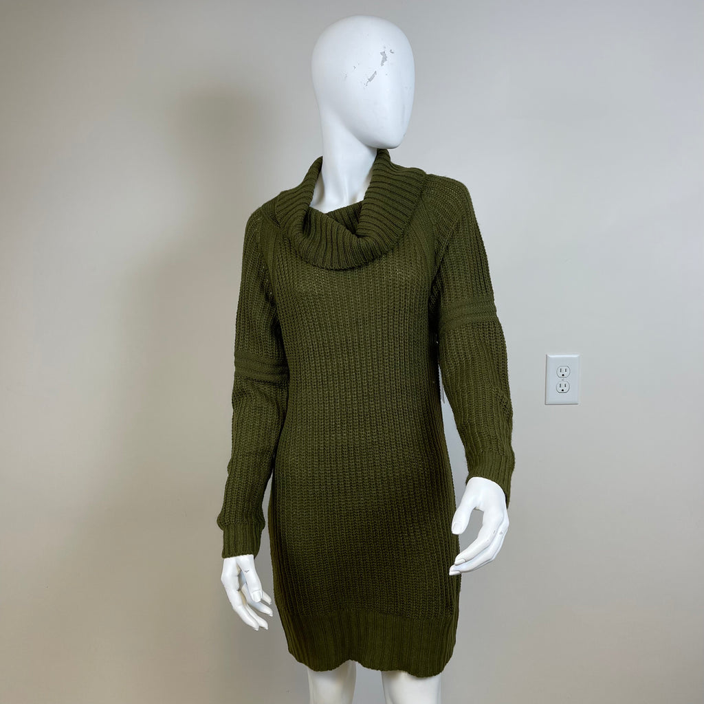 Full Circle Trends Cowl Neck Sweater Dress