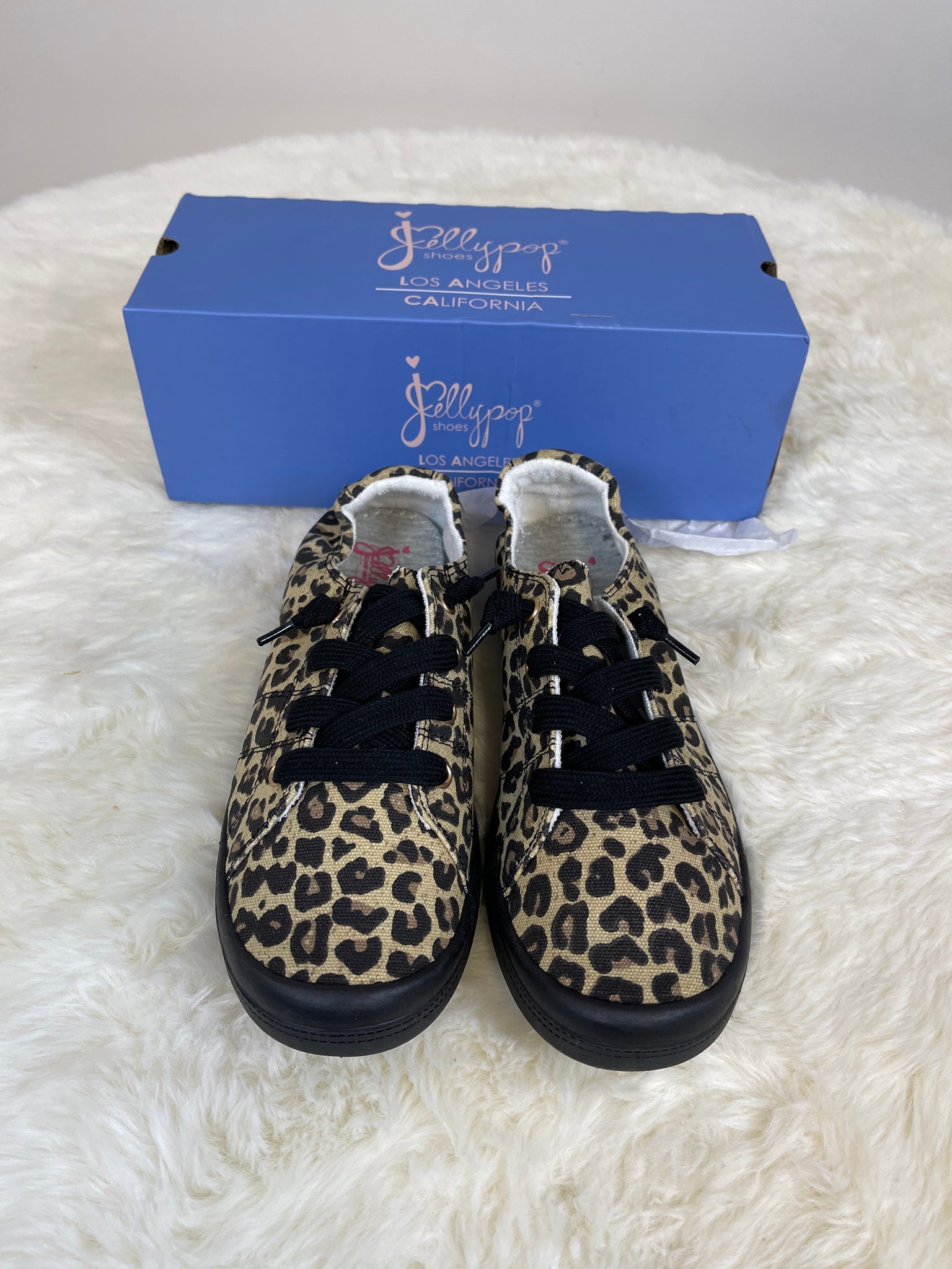 Jellypop Comfort Fit Leopard Print Shoes