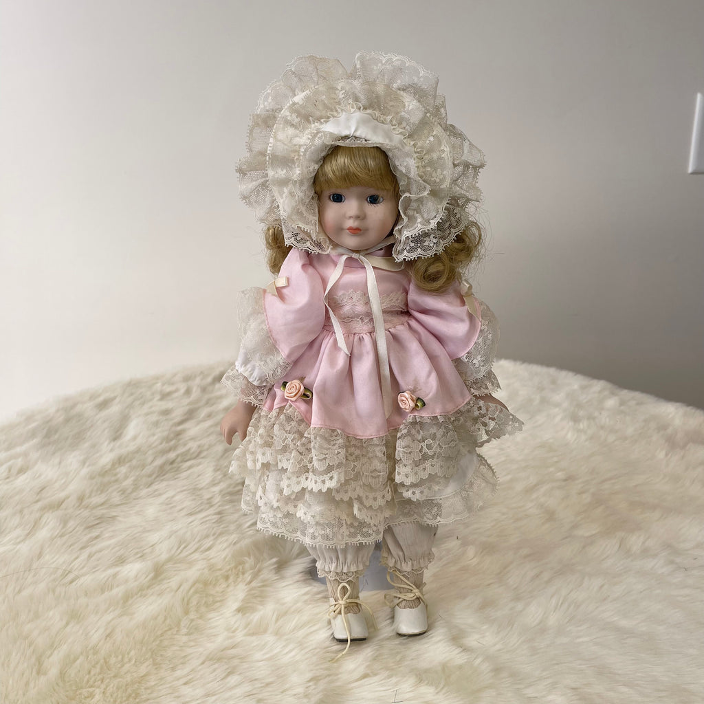 Three Hands Corporation Vintage Porcelain Doll