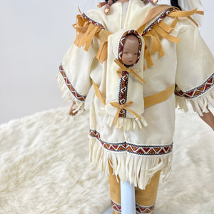 Native American Porcelain Doll