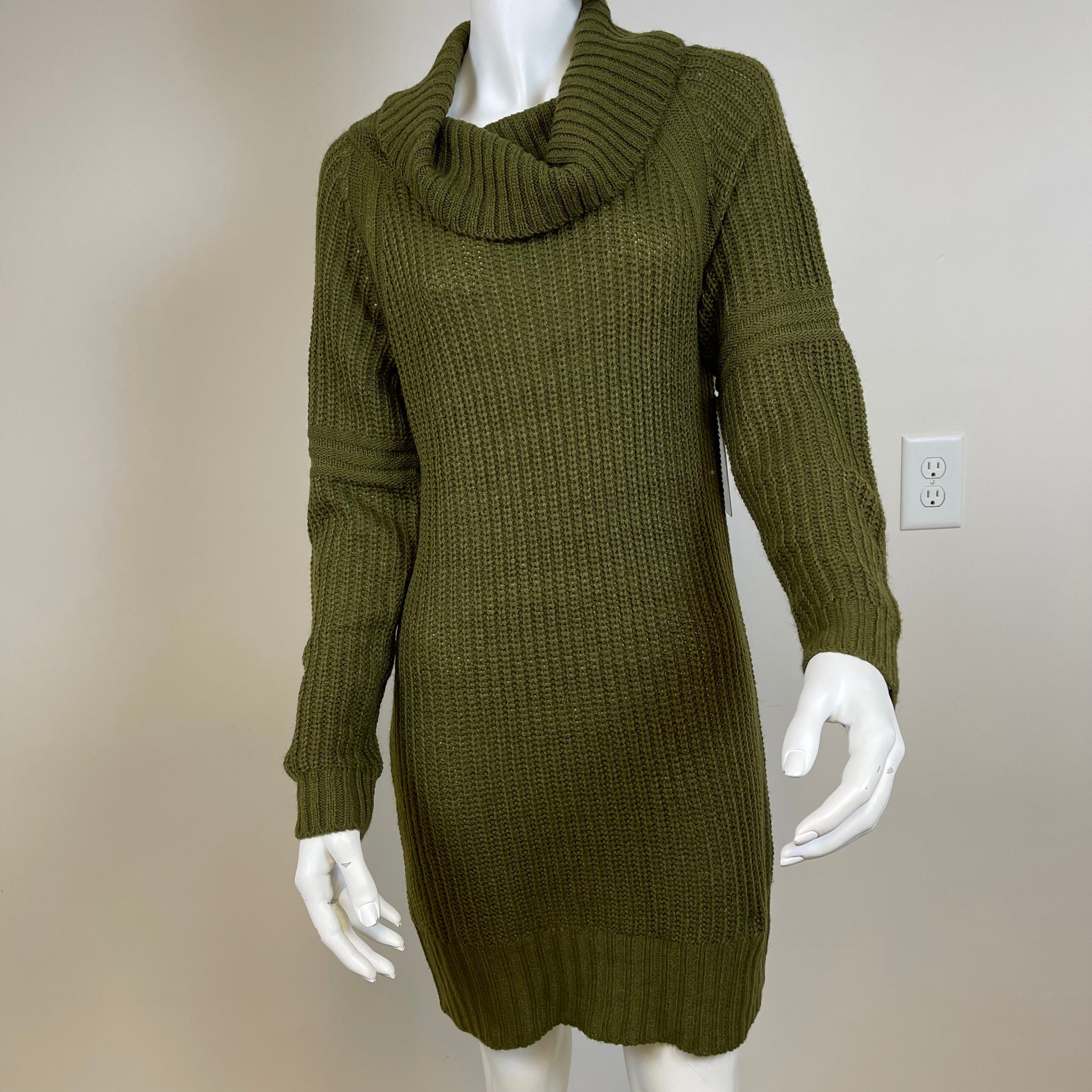 Full Circle Trends Cowl Neck Sweater Dress