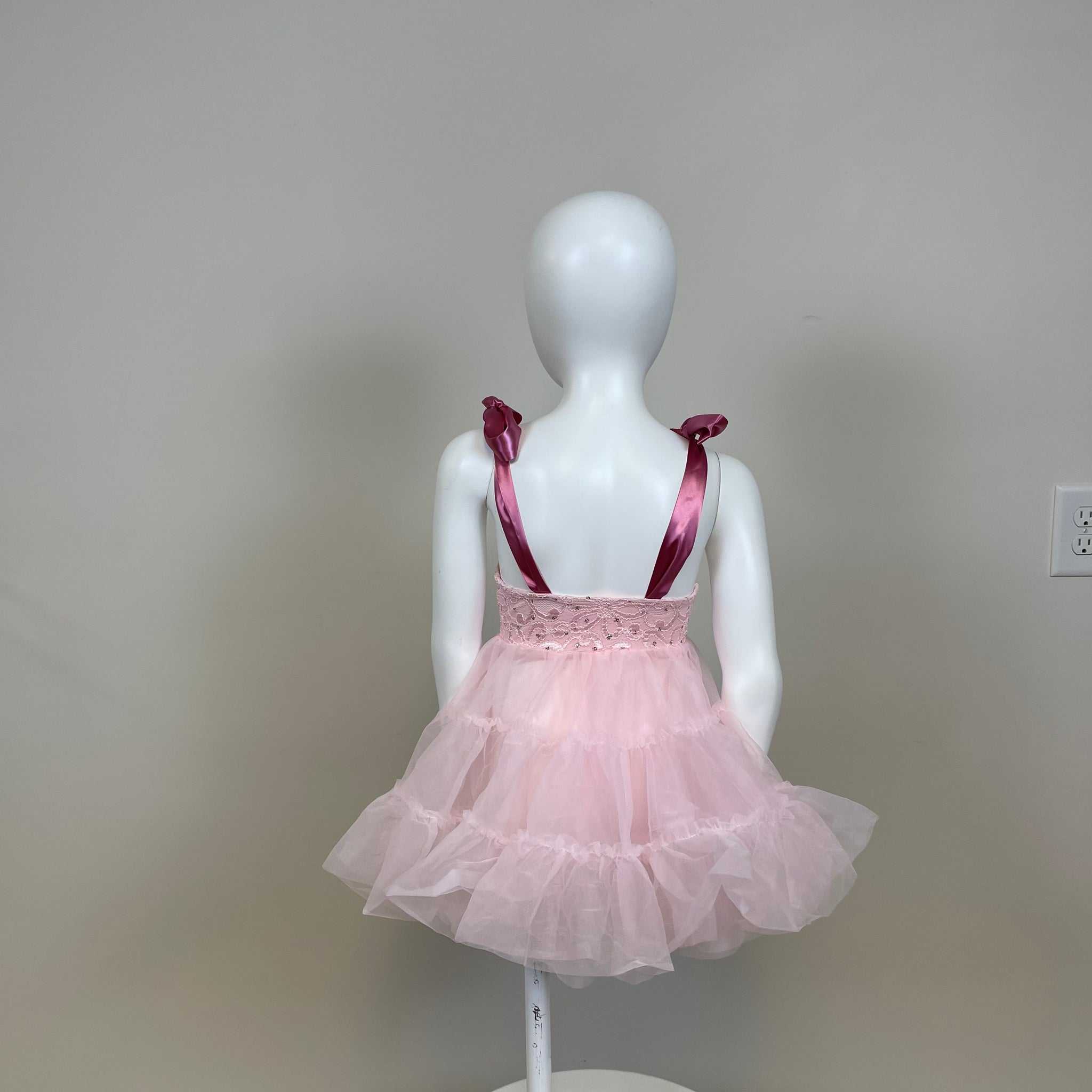 Halloween Costume/Dress Up-Girls One Piece Tutu-Pink