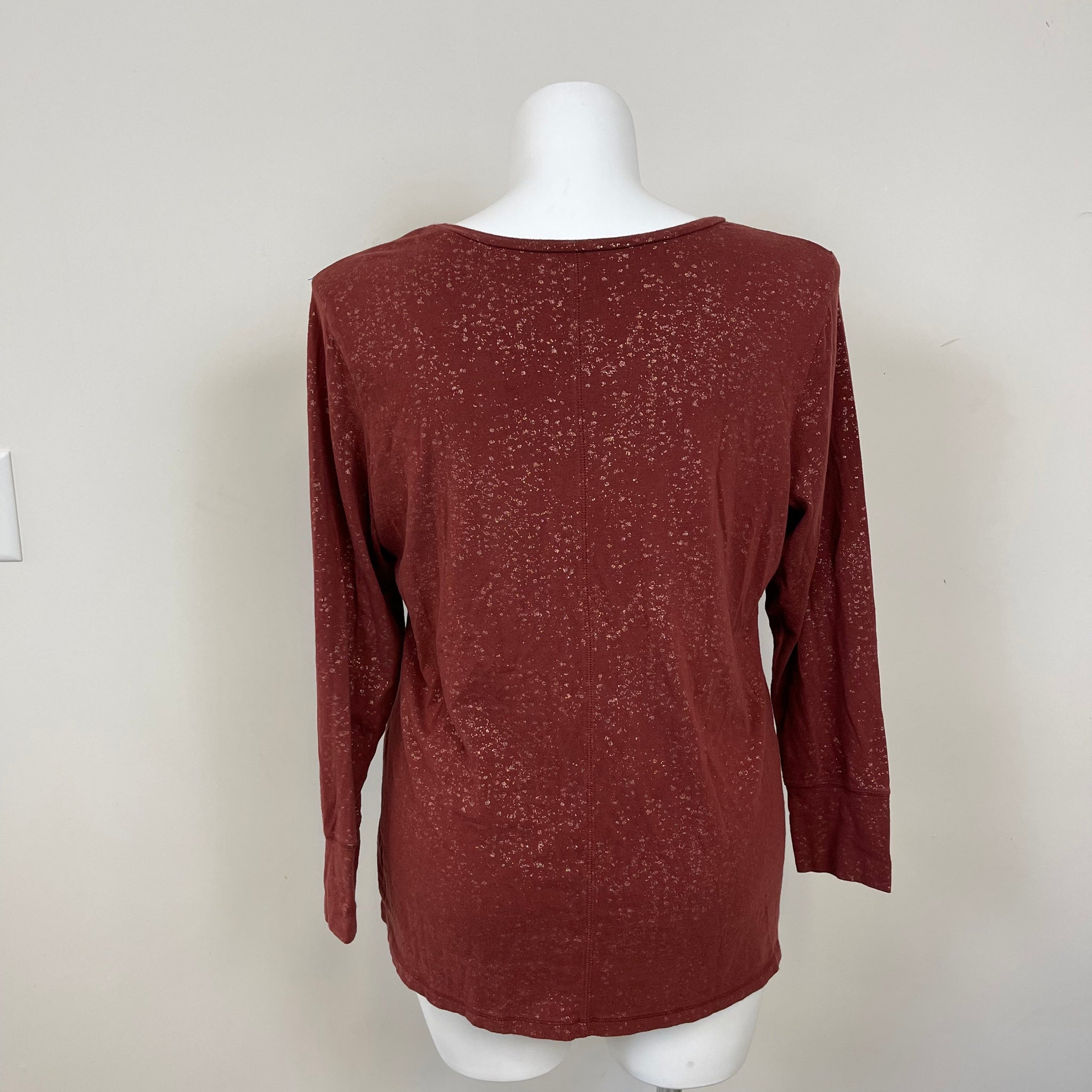 A.n.a Plus Size Long Sleeve Shirt