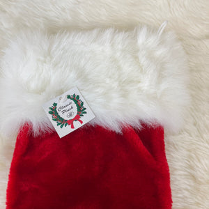 Classic Plush Christmas Stocking