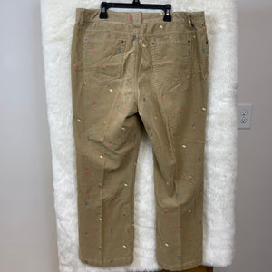 Liz Claiborne Plus Size Corduroy Pants