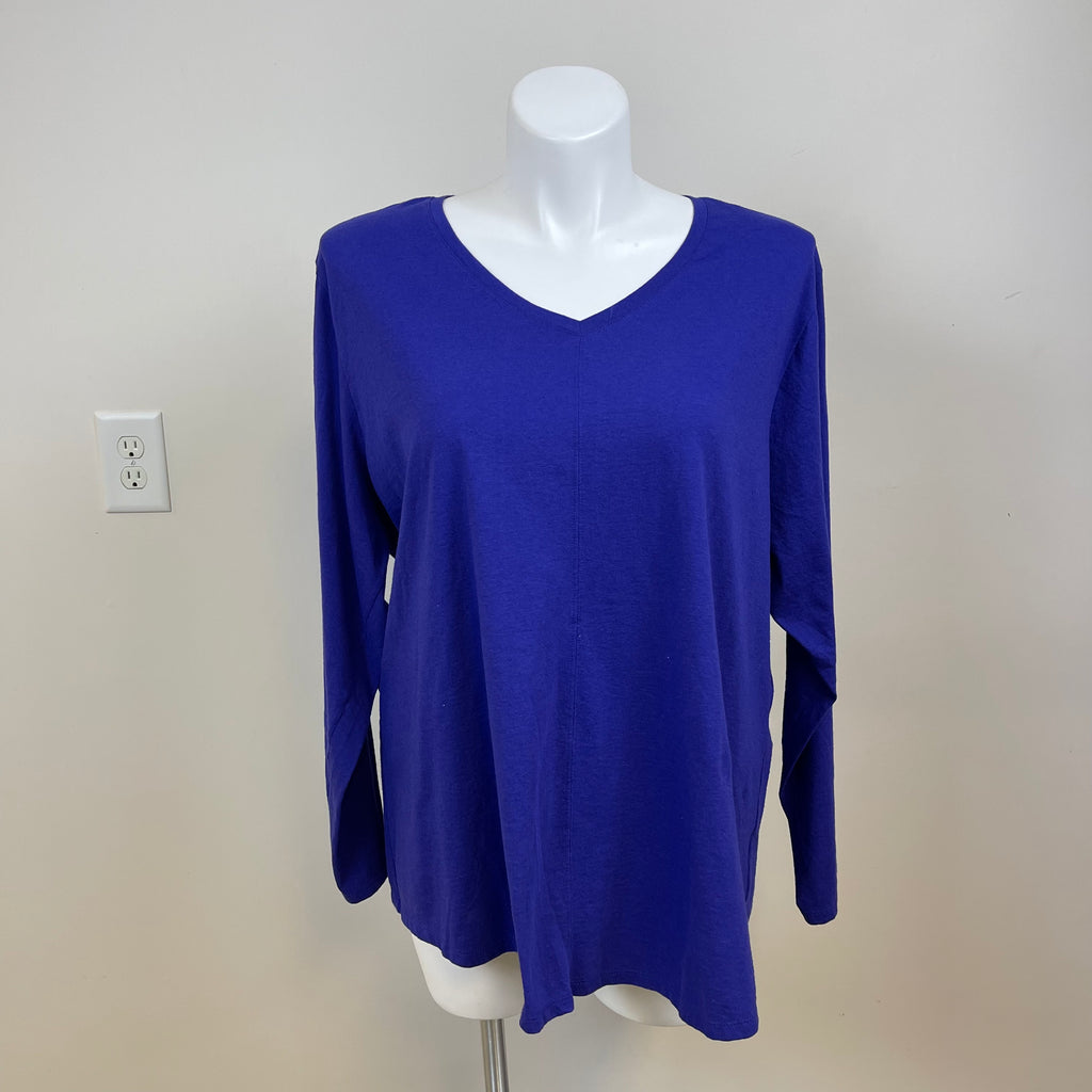 Just My Size Plus Size Long Sleeve Tee