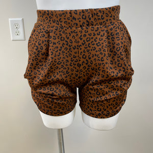 White birch Cheetah Print Shorts