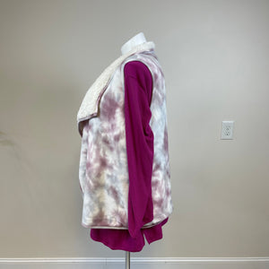 Adyson Parker Plus Size Tie Dyed Vest- pink