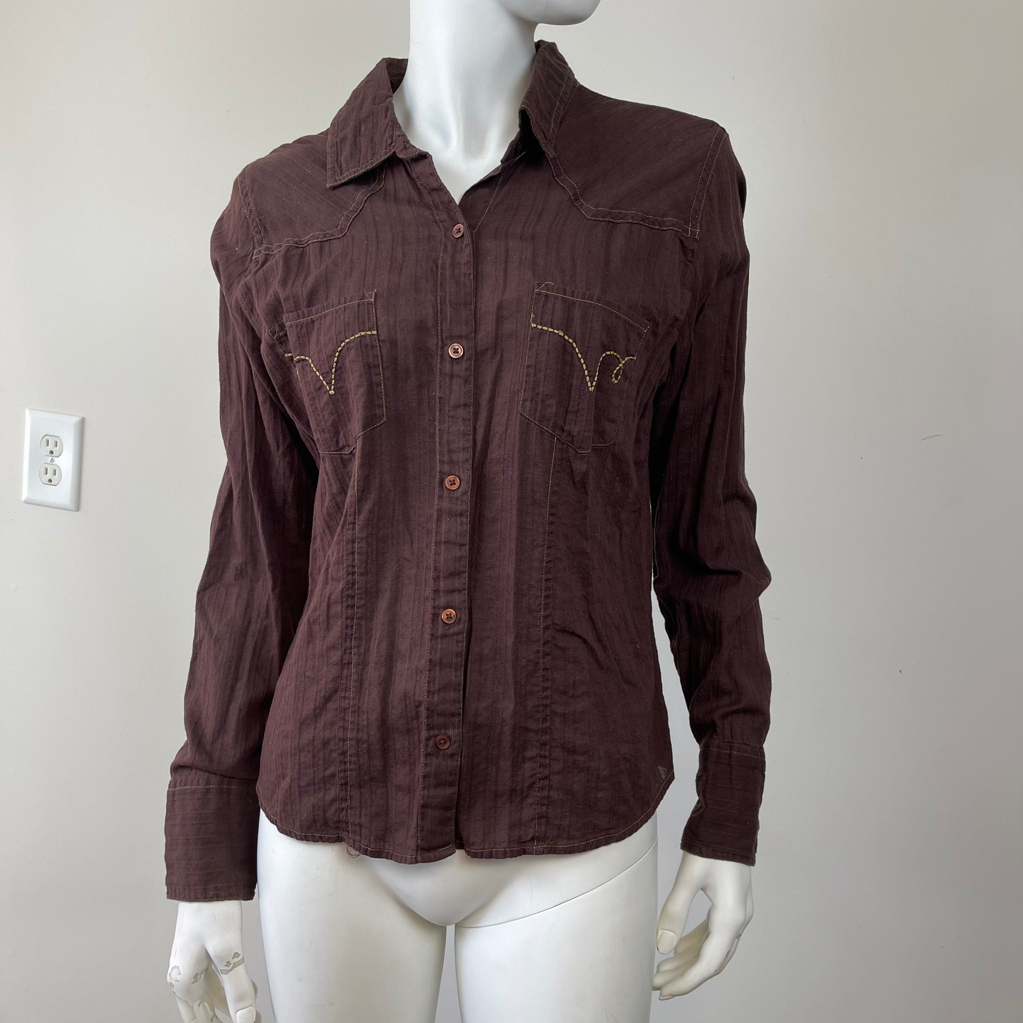 Krazy Girl Button Down Shirt