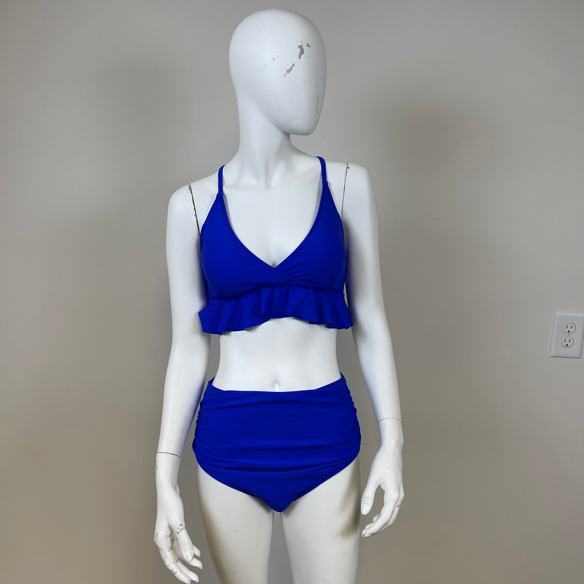 Tempt Me 2 Piece Bathing Suit with High Waisted Bottoms