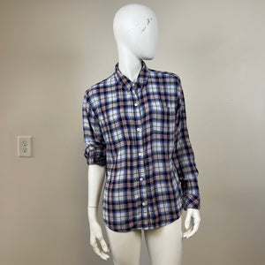 Riders by Lee Women’s Plaid Button Down Shirt