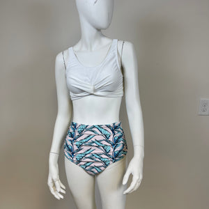 Kaehony Coco 2 Piece Bathing Suit with High Waisted Bottoms