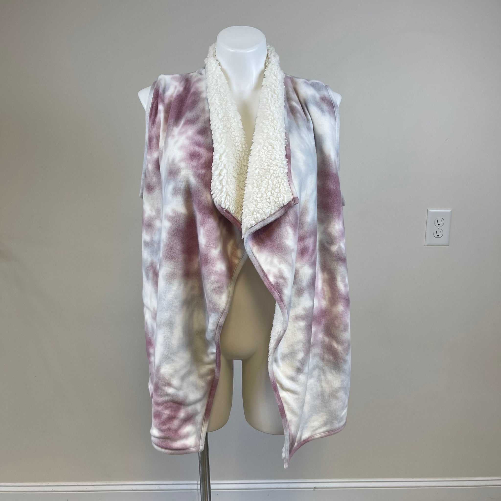 Adyson Parker Plus Size Tie Dyed Vest- pink