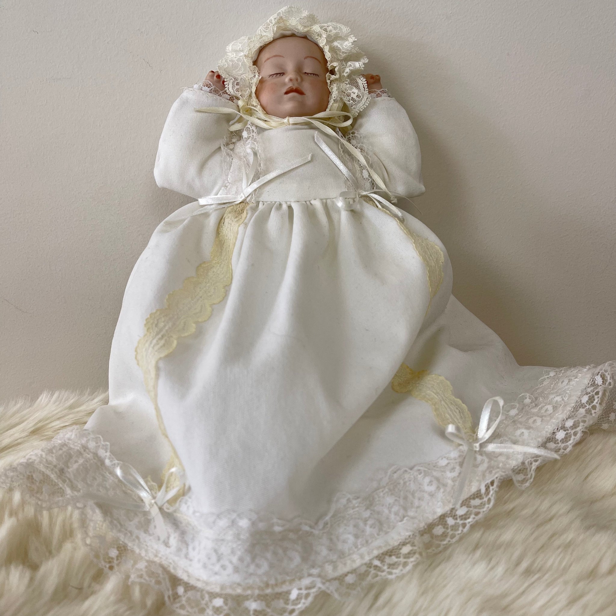 Set of 4 Vintage Porcelain Baby Dolls