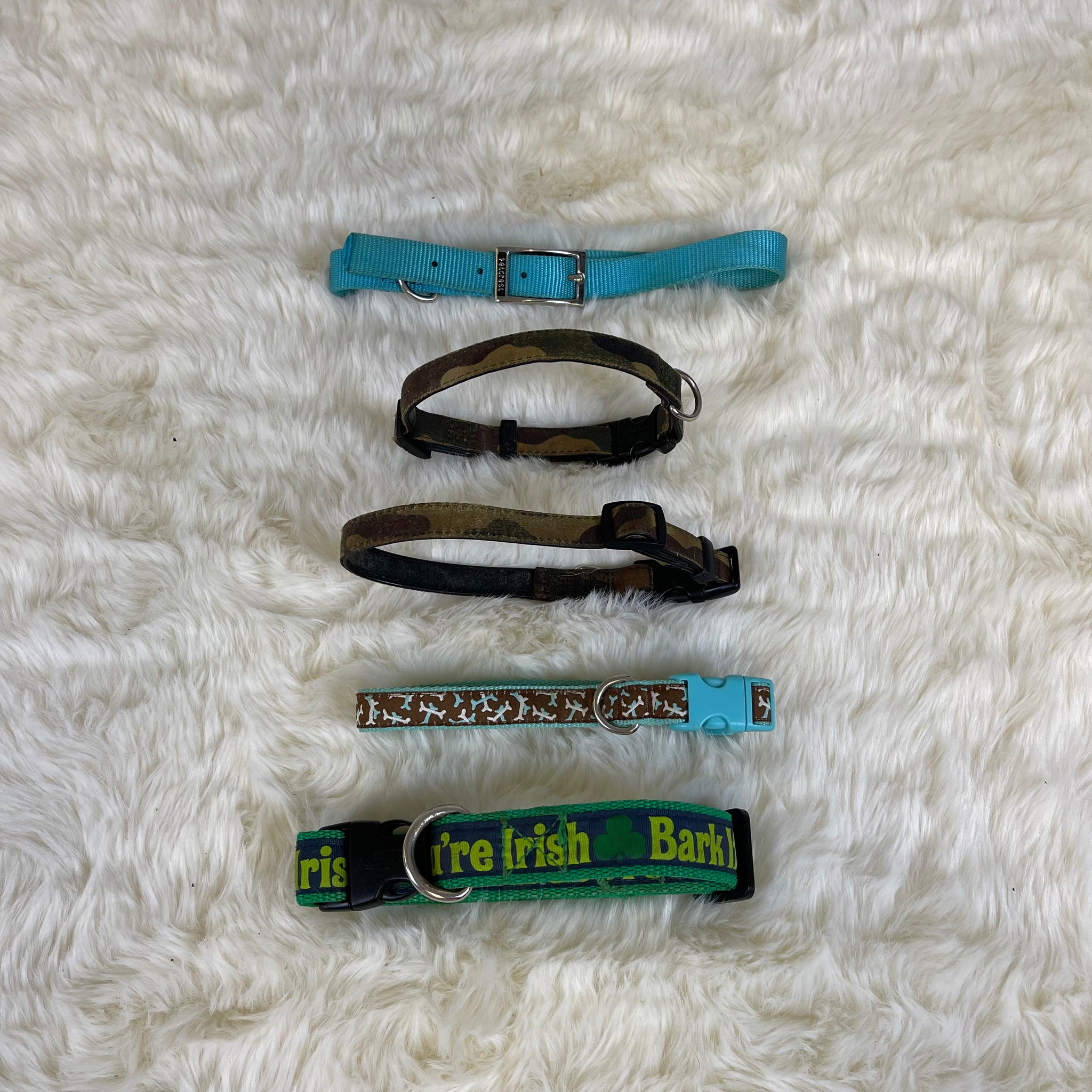 Lot of 5 Dog Collars