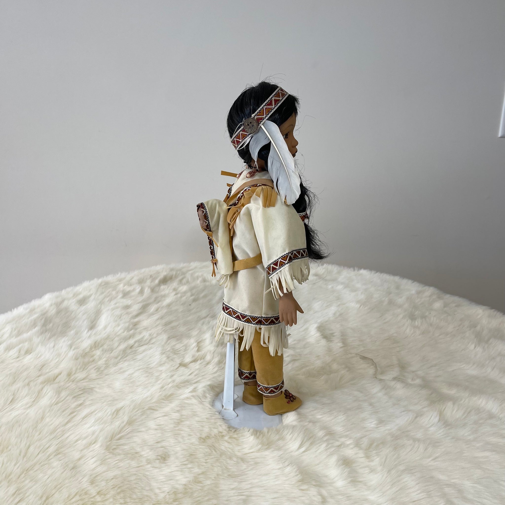 Native American Porcelain Doll