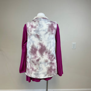 Adyson Parker Plus Size Tie Dyed Vest- pink