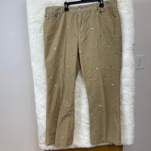 Liz Claiborne Plus Size Corduroy Pants