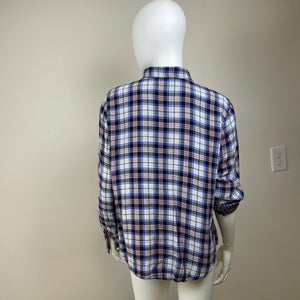 Riders by Lee Women’s Plaid Button Down Shirt