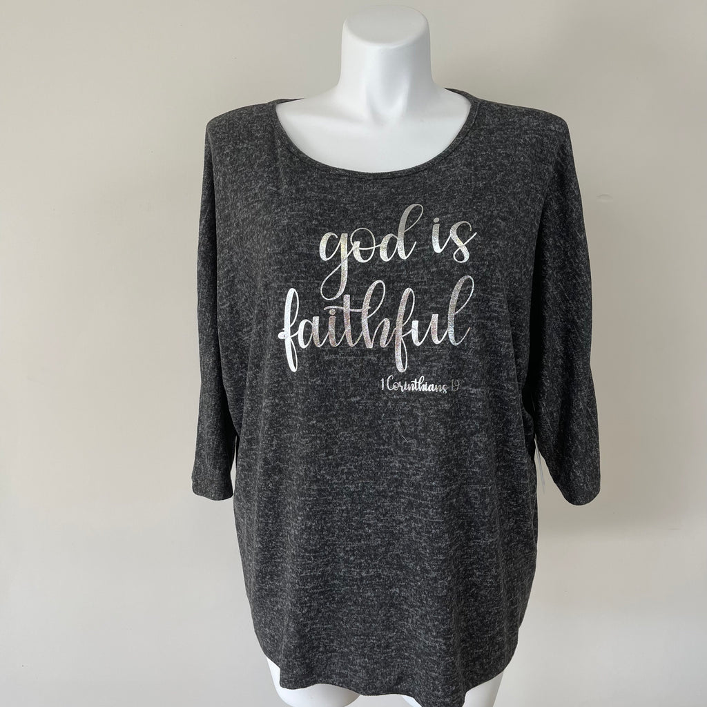 89th & Madison Plus Size Inspirational Shirt