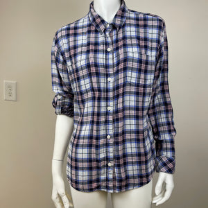 Riders by Lee Women’s Plaid Button Down Shirt