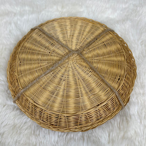 Lot of 5 Wicker Boho Baskets