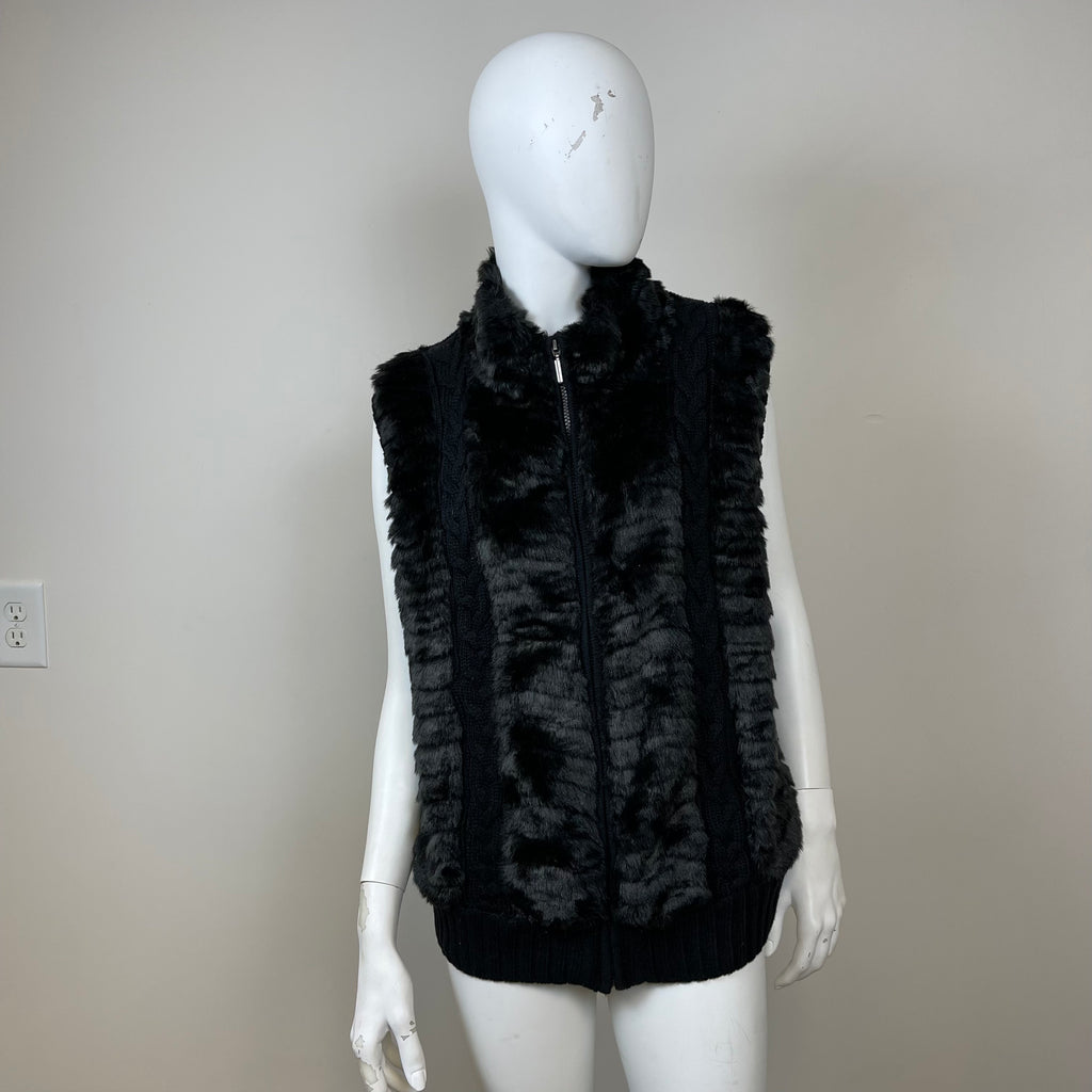 Carte Faux Fur Vest