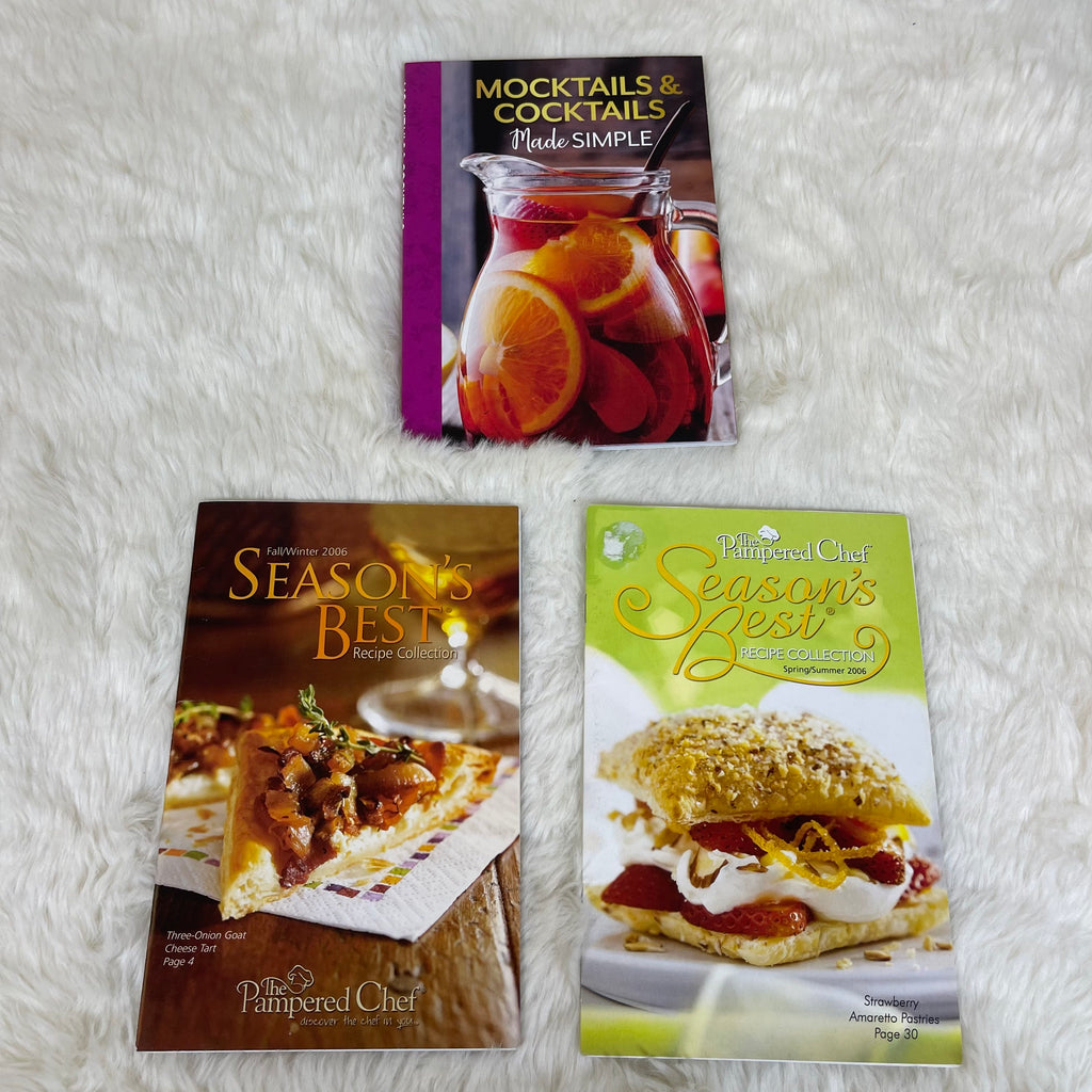 Lot of 3 Cookbooks