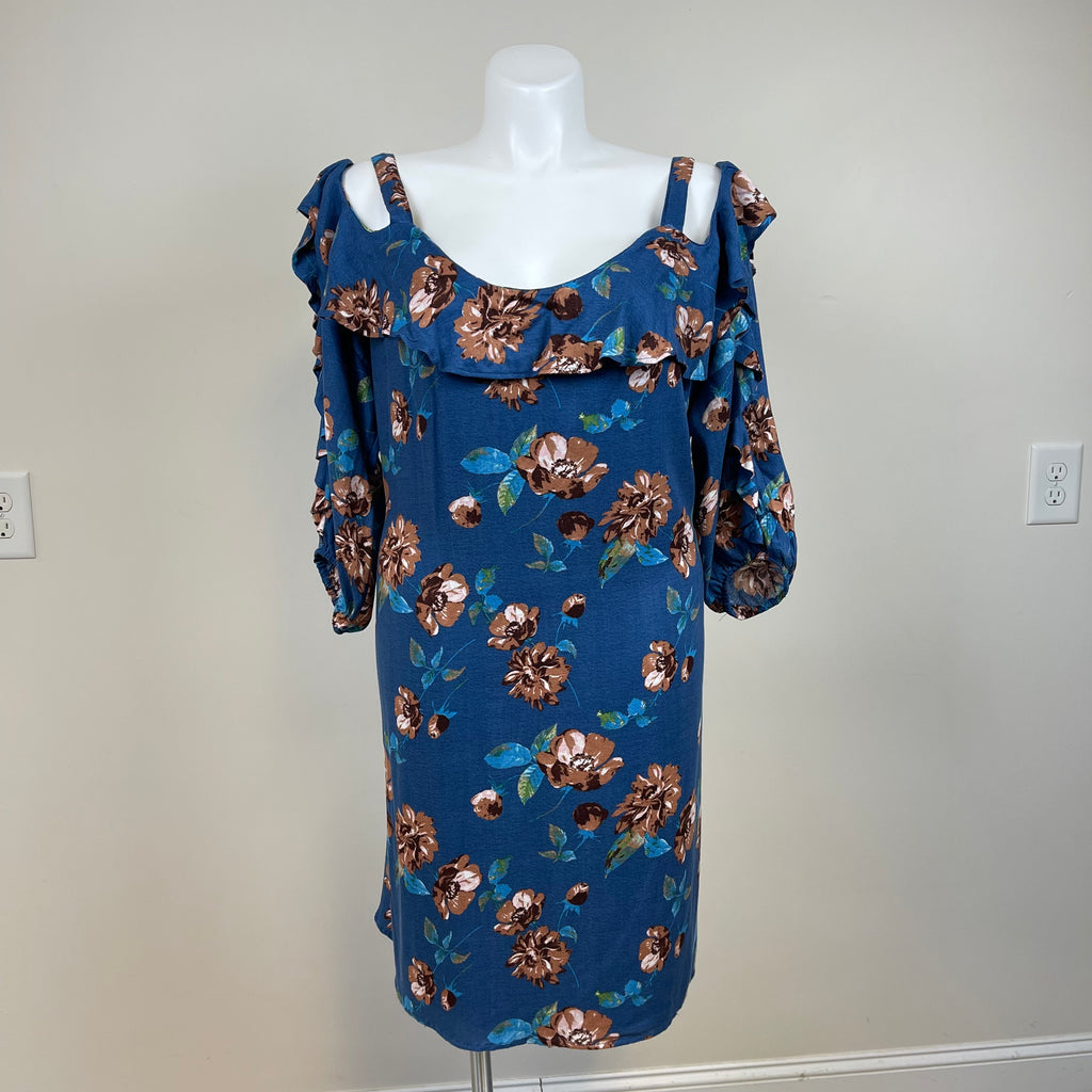 Jessica Simpson Plus Size Cold Shoulder Dress