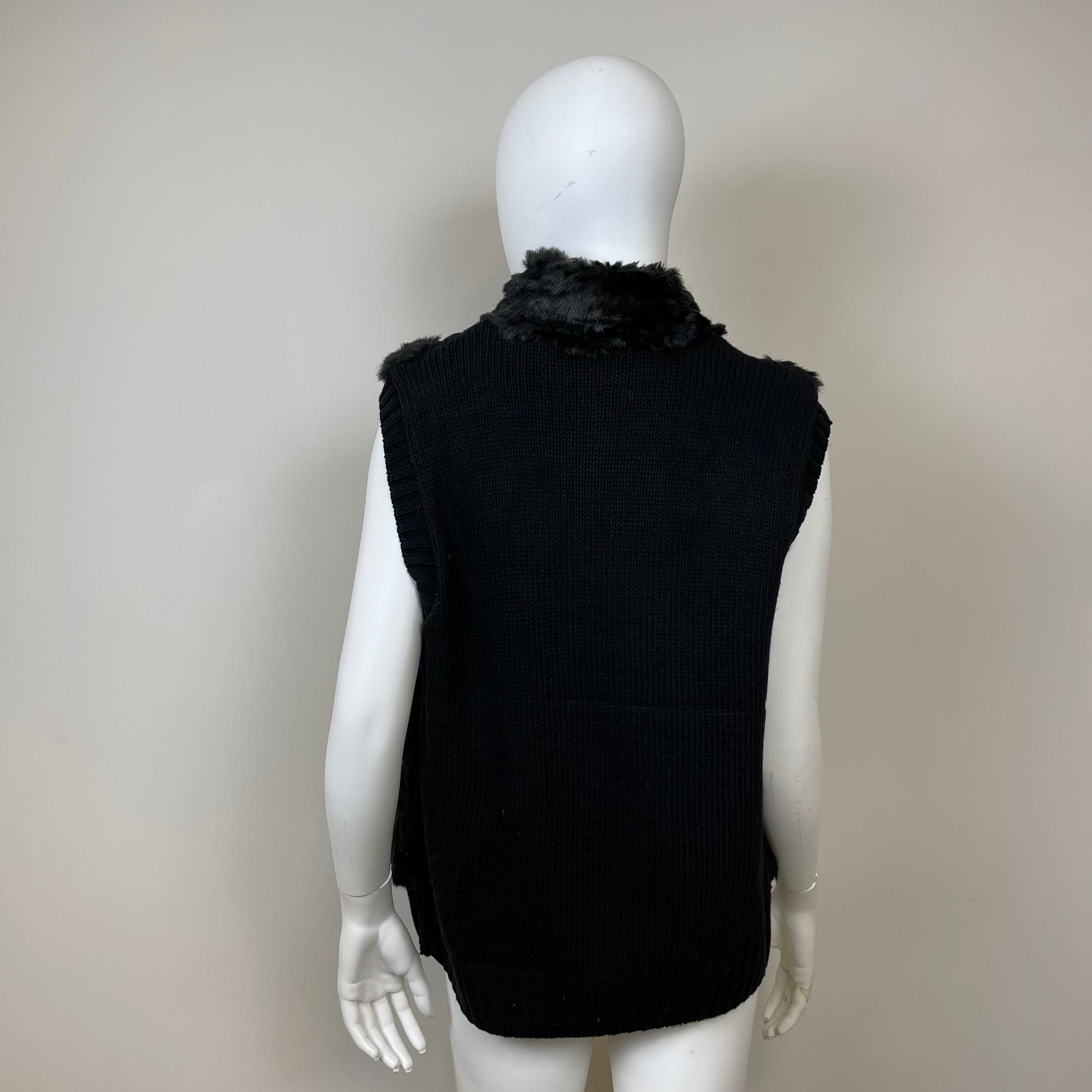 Carte Faux Fur Vest