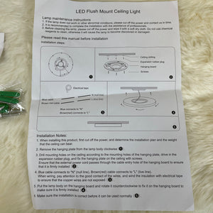 24” LED Ceiling Mount Light